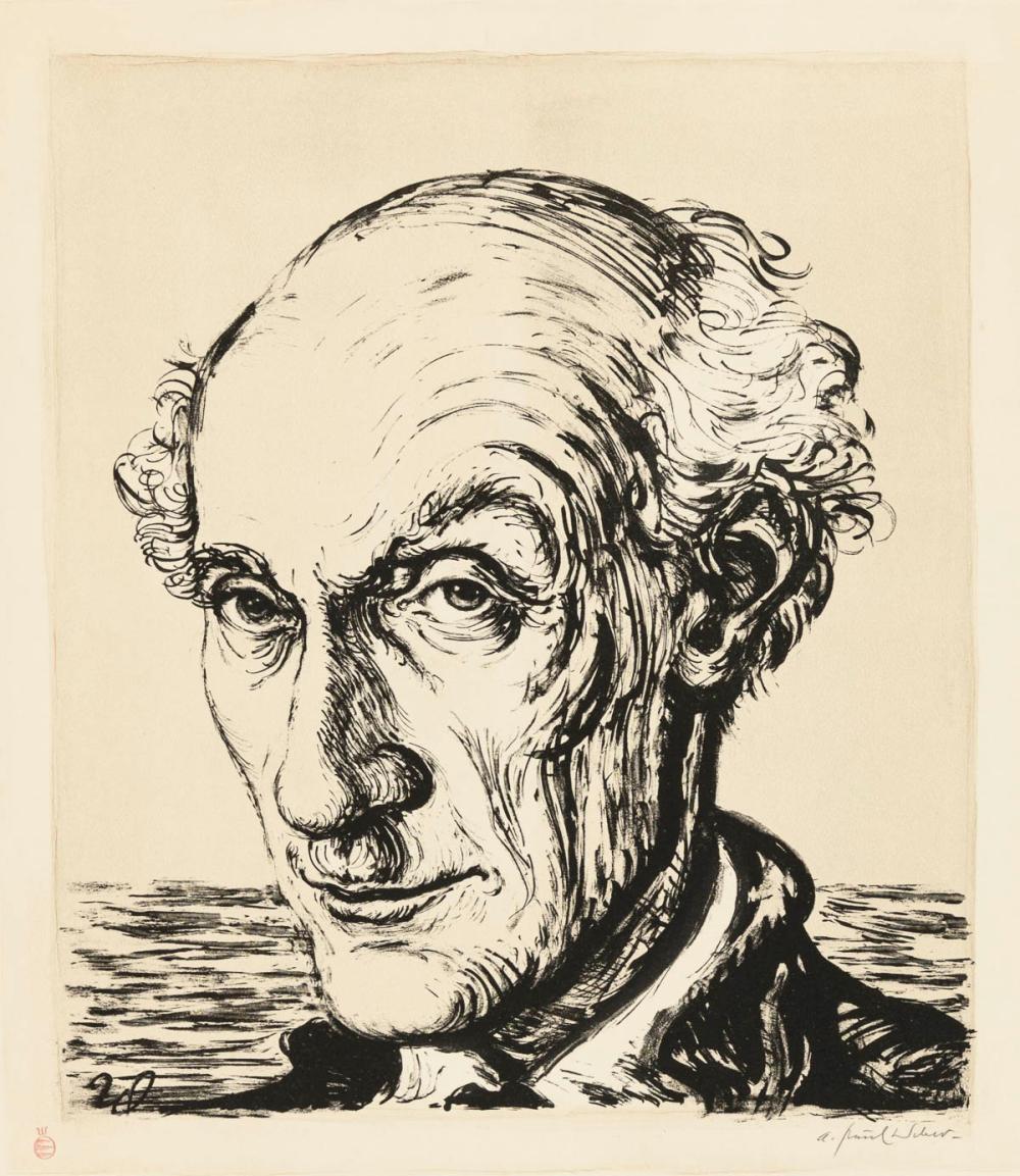 A.Paul Weber Selbstportrait